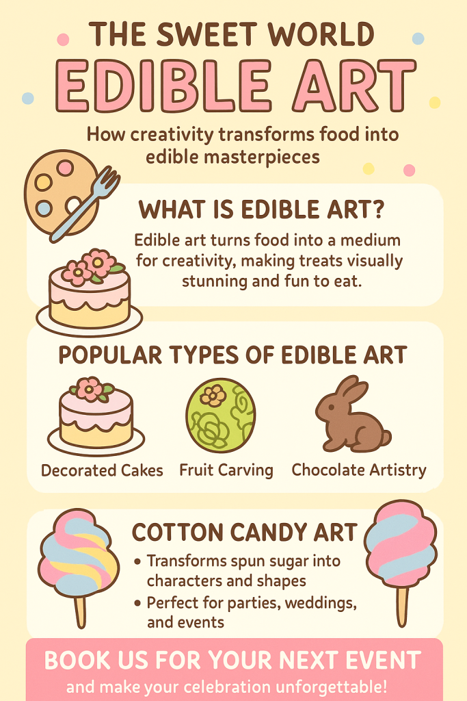 edible art infographic