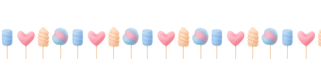 cotton candy shapes 