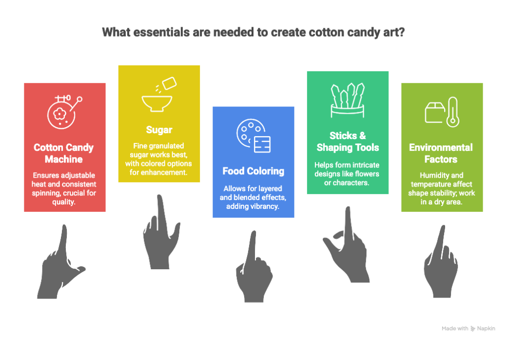 essentials of cotton candy art