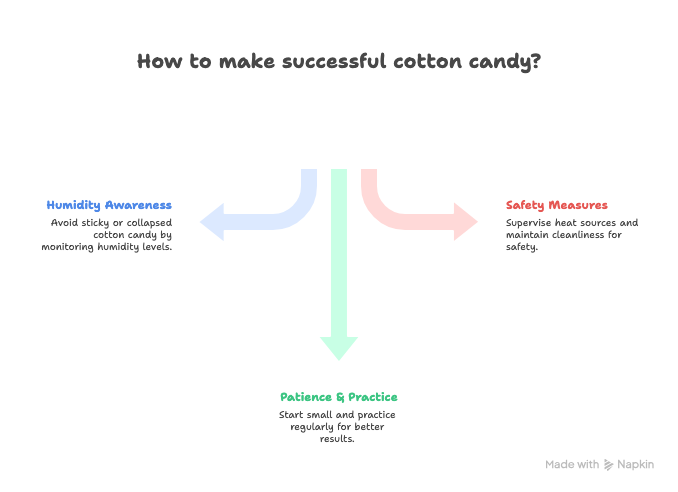 succeed in cotton candy art