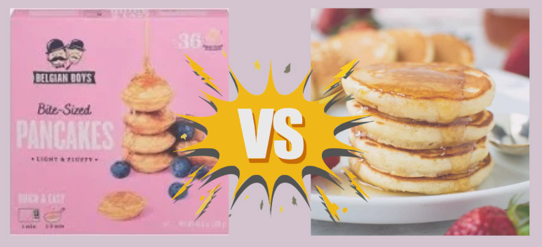 store bought pancakes vs homemade 