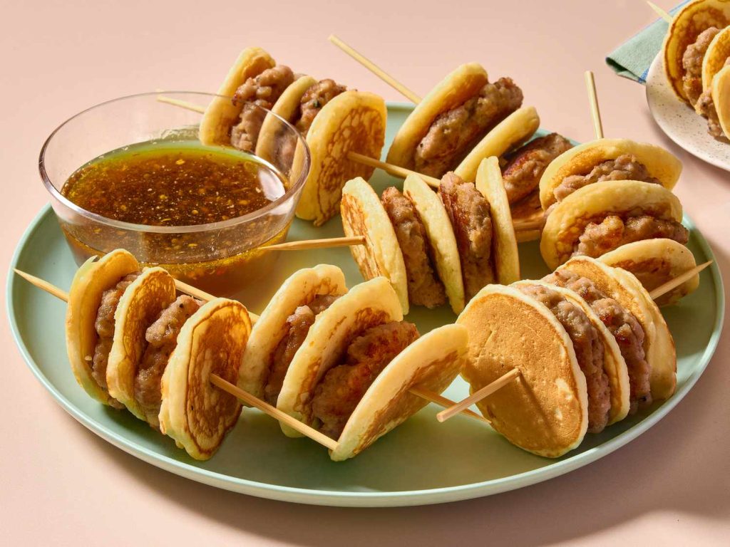 savory mini pancakes 